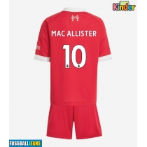 Liverpool Alexis Mac Allister #10 Heimtrikotsatz Kinder 2025-26 Kurzarm (+ Kurze Hosen)
